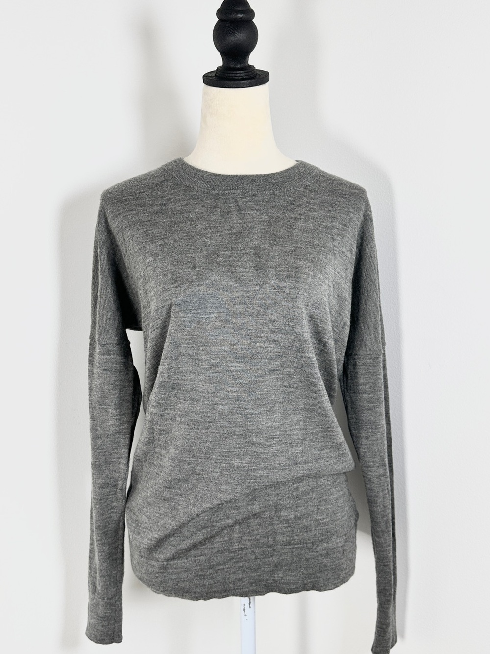 J.Crew 100% Merino Wool Grey Sweater S